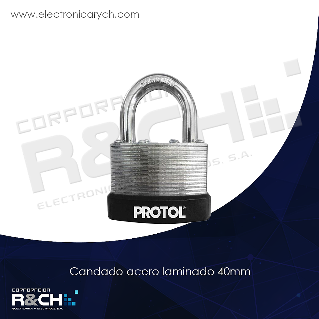 HM-90-CL-40 candado acero laminado 40mm