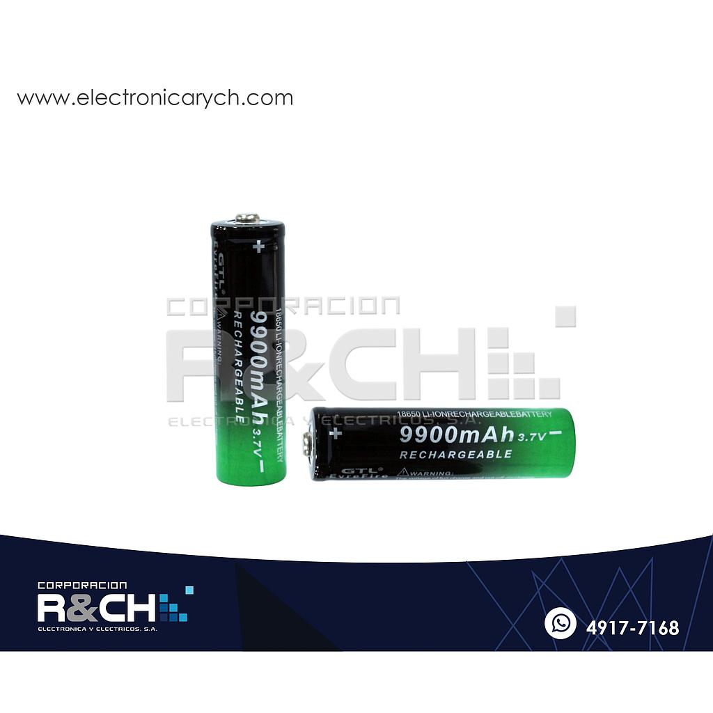 BT-18650 Bateria Recargable 18650 9900mAh 3.7 Li-ion unidad