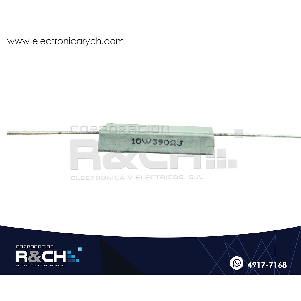 RX-390/10 Resistencia 390 ohm 10W cemento