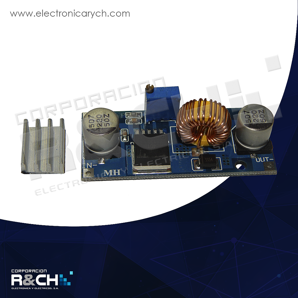 MD-XL4015 modulo regulador de voltaje ajustable Vi=4-30, Vo=1.25-36 XL4015 Step Down