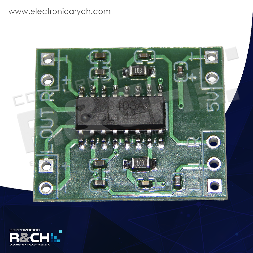 MD-PAM8403-2 módulo amplificador de audio PAM8403 3W  2.5 to 5V