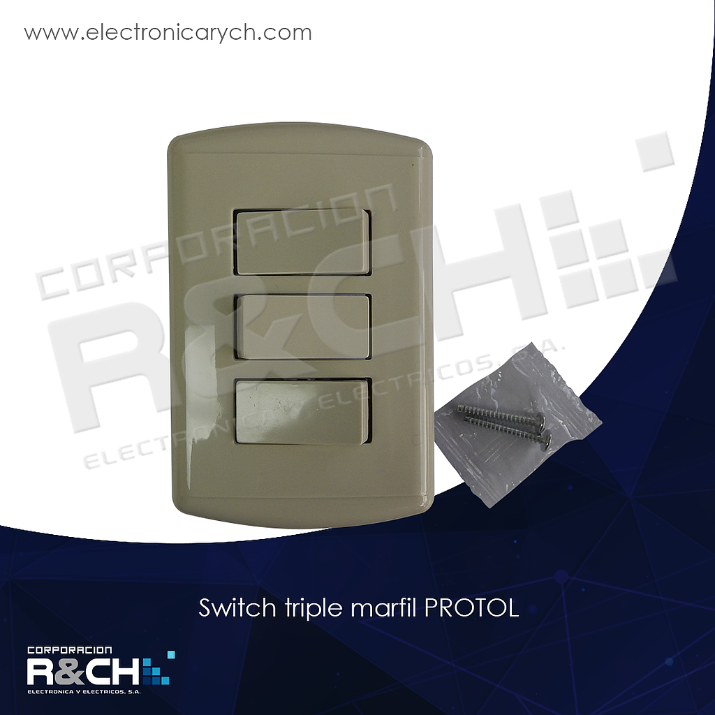 BT-1300 switch triple marfil PROTOL