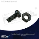 TOR-M425 tornillo M4x25 compatible con perfil aluminio no incluye tuerca