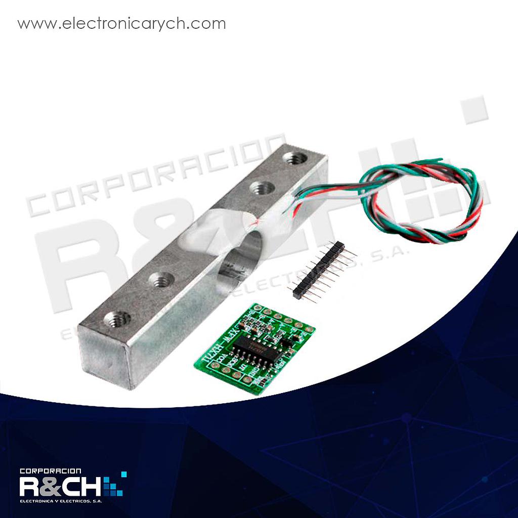 MD-SP20 sensor de peso 20KG aluminio incluye modulo HX711AD