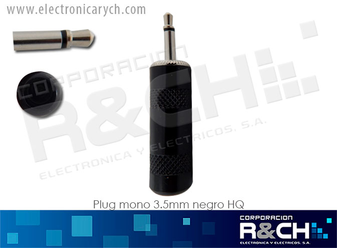 P-280 plug mono 3.5mm negro HQ