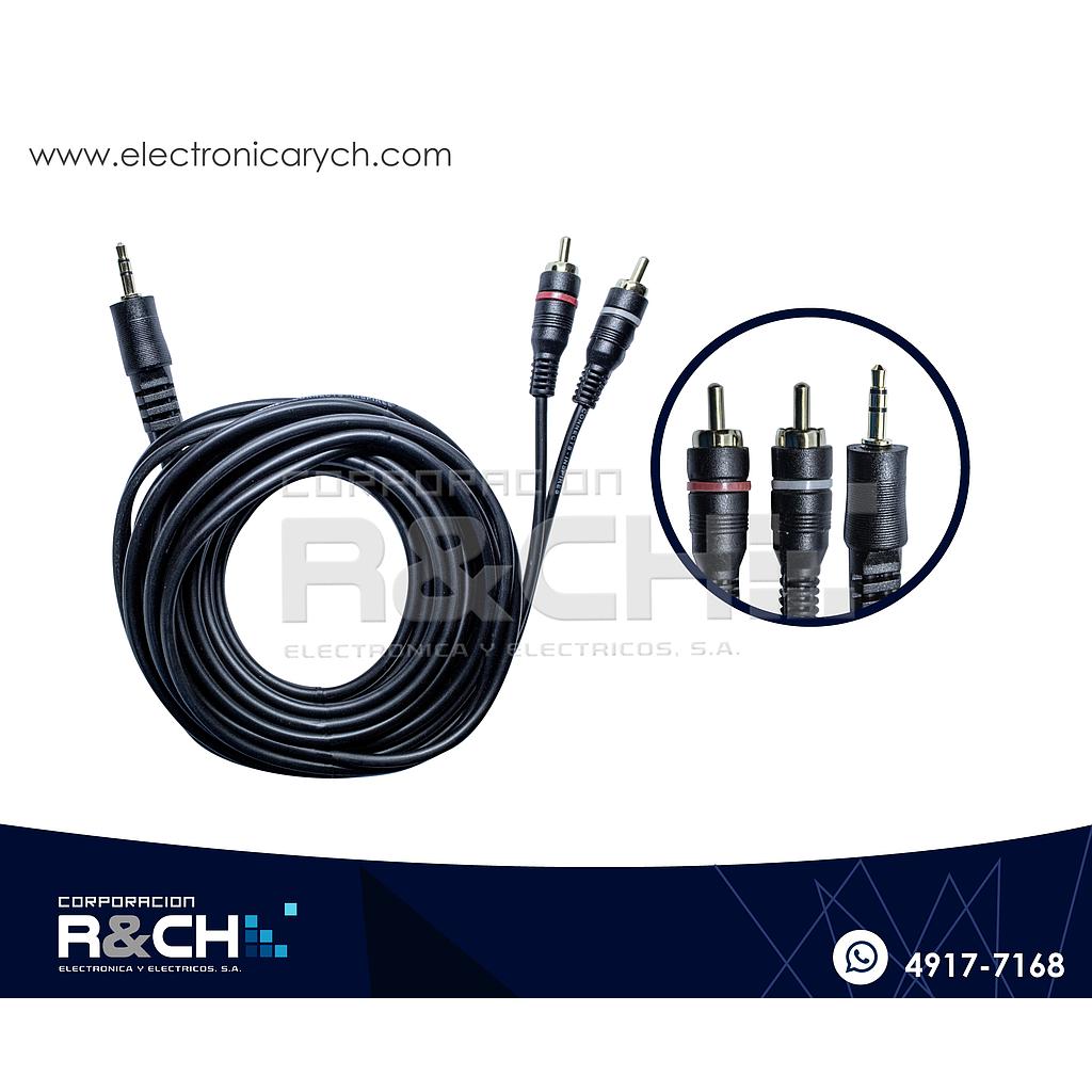 PS-209-12 extension 3.5mm a 2 RCA 12Ft Voyz HQ