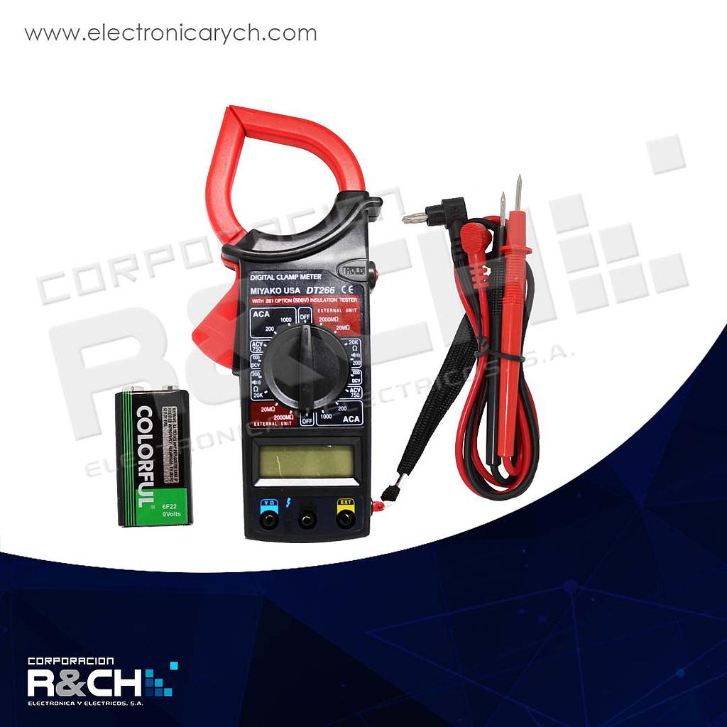MM-266 multimetro amperimetro de gancho Miyako 20A