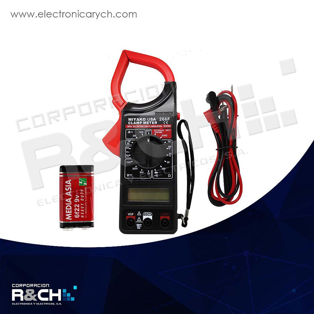 MM-266F multimetro amperimetro de gancho