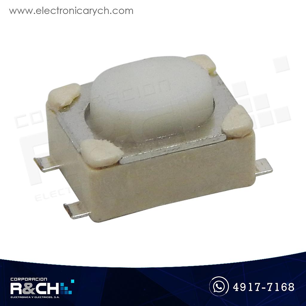 SW-34254P Switch Push boton SMD para superficie de 3x4x2.5(4P) mm con pines
