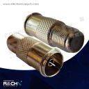F-89 adaptador hembra coaxial a "Pal" plug a presion