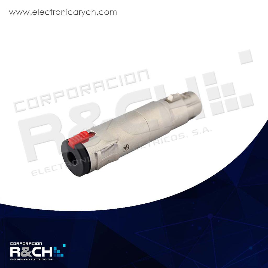 M-76 adaptador XLR hembra a 1/4" mono