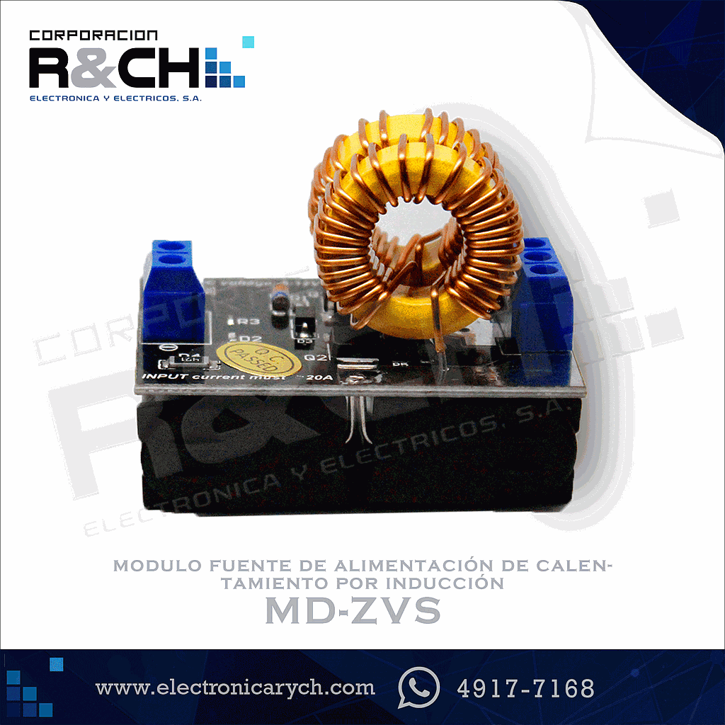 MD-ZVS modulo fuente de alimentación de calentamiento por inducción