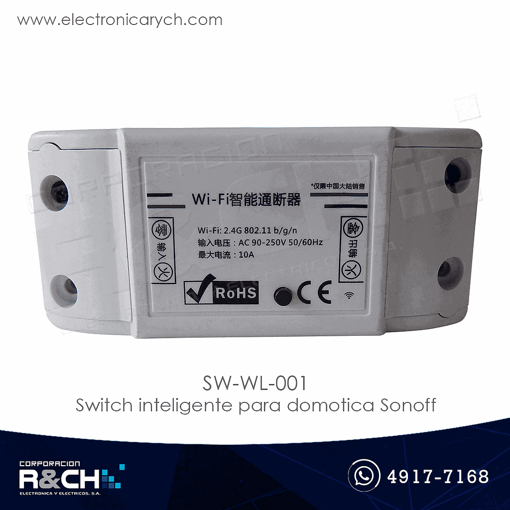 SW-WL-001 switch inteligente para domotica Sonoff