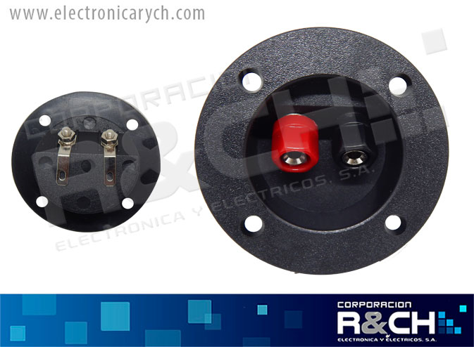 NB-513 terminal doble para bocina redonda con plug  3"