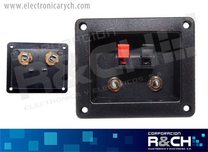 NB-515 terminal doble para bocina cuadrada 3x3x1/4"