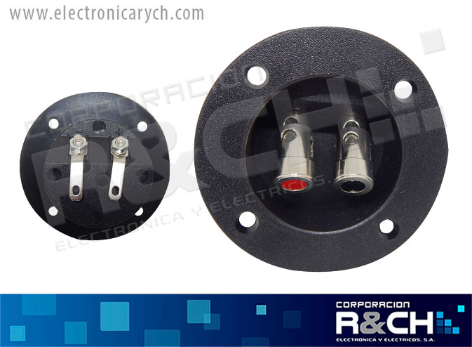 NB-523 terminal doble para bocina redonda conector a presion HQ 3"