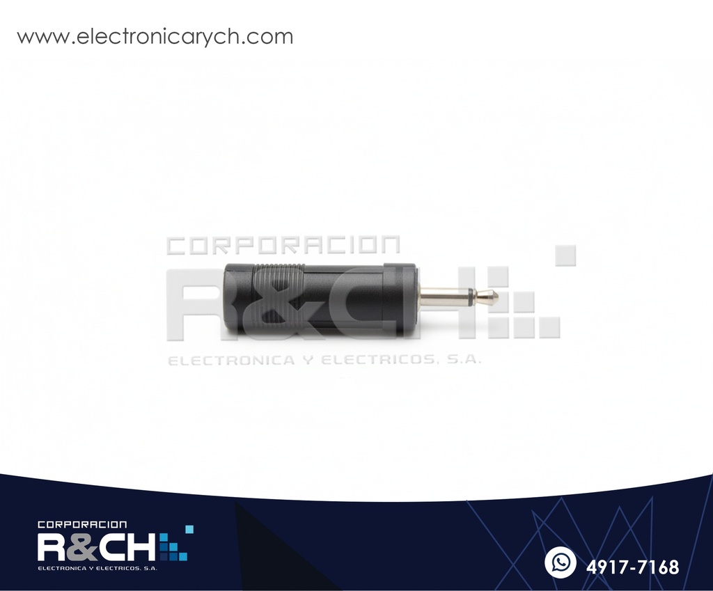 P-111C adaptador jack 3.5 stereo a plug 1/4 mono