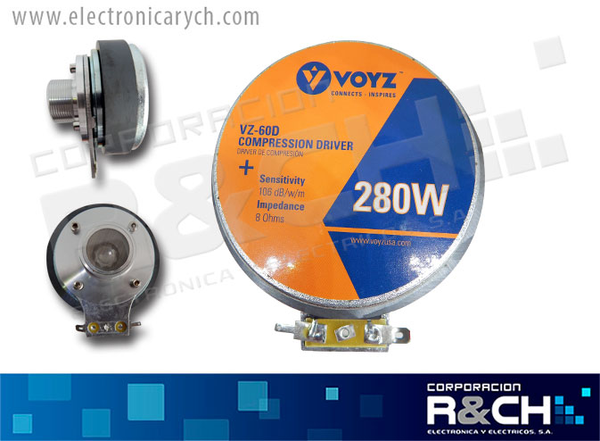 VZ-60D driver de compresion 280W 8 ohm