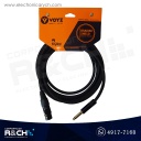 VZ-M17-10 Etension Jack canon XLR a plug 1/4 mono 10' 3 m