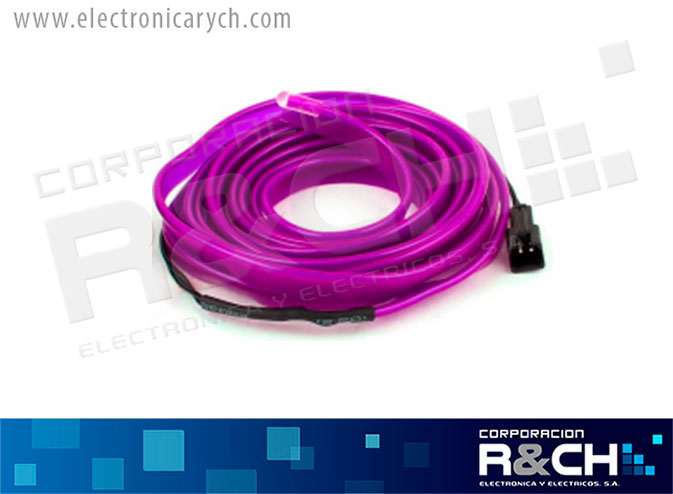 T-474 tira flexible de neon rosada 5mm