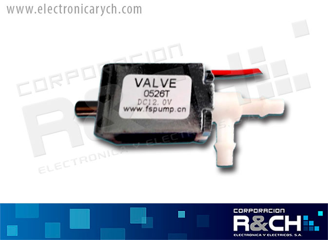 SEN-526T electro valvula 12VDC NC, 1/4"