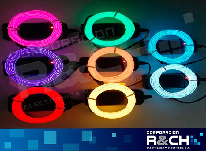 T-281W-5 tira flexible de neon blanco 5mm 5 metros