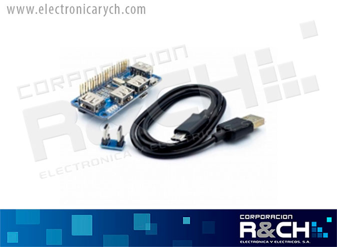 MD-HUBPI modulo de expansion USB para Raspberry Hub