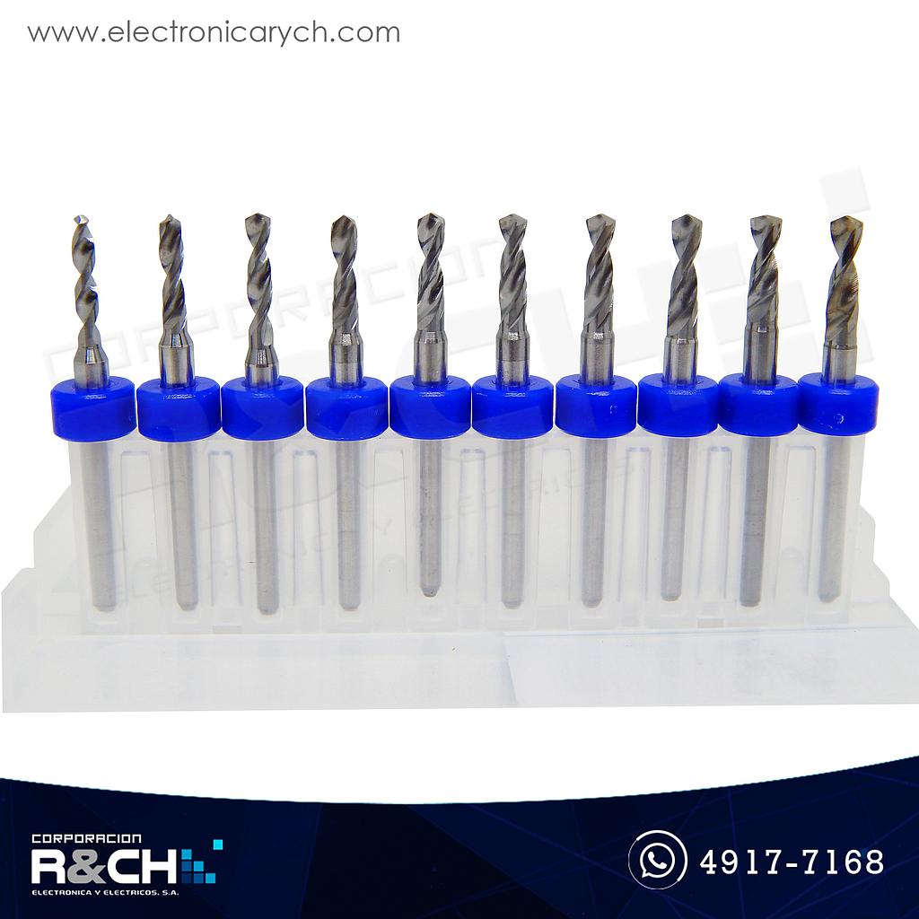 BC-213 Broca set 10 unidades para CNC 2.1-3mm
