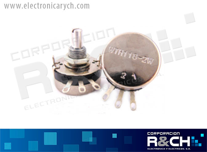 PT-11822K potenciometro  22K ohm WTH118-1A 2W