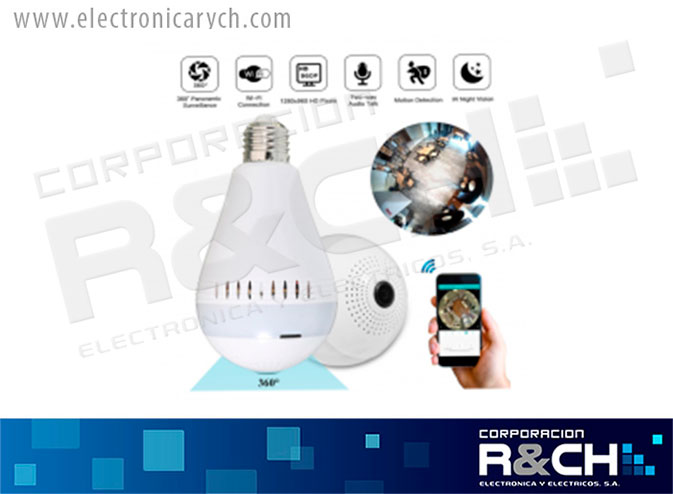 60-ELED-C3 bombilla LED con camara 1080