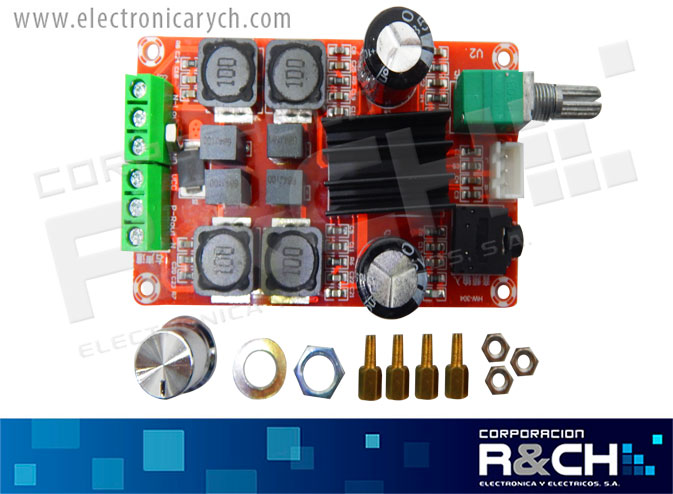 MD-XH-M189 Módulo amplificador TPA3116D2 2x50W 24Vdc