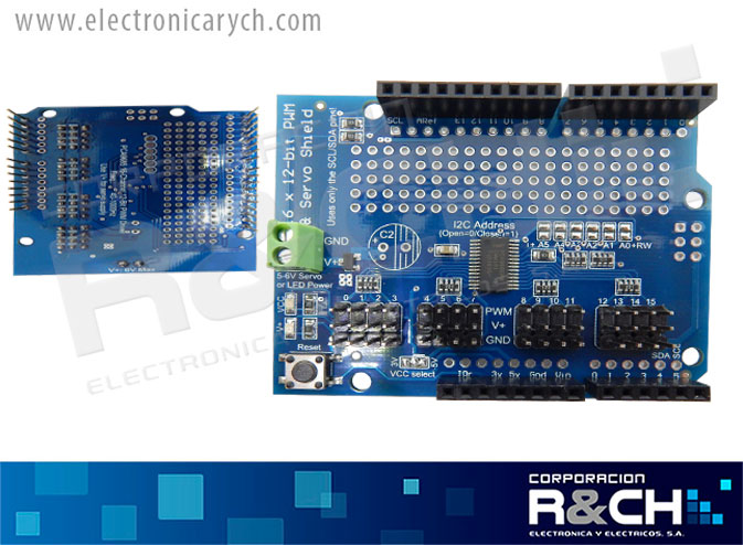 MD-PWM12 modulo driver para servo 16 canales 12b
