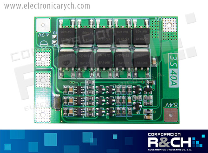 MD-3S40 modulo protector de baterías 3S 40A