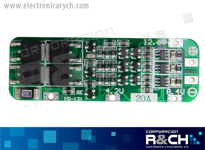 MD-3S20 modulo protector de baterias 3S 20A