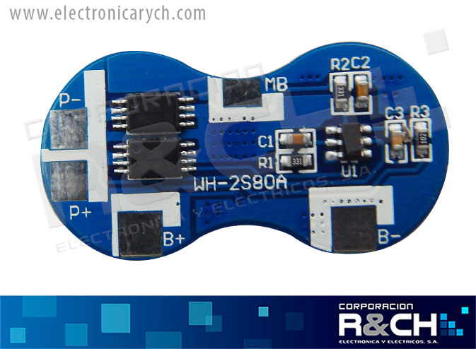 MD-2S4 modulo protector de bateria 2S 4A 7.4V 18650