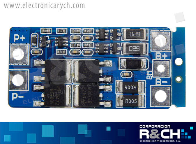 MD-2S10 modulo protector de bateria 2S 10A 7.4V 18650