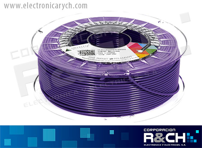 FE-0PU1A filamento PLA 1.75mm 1Kg WISTERIA SMARTFIL