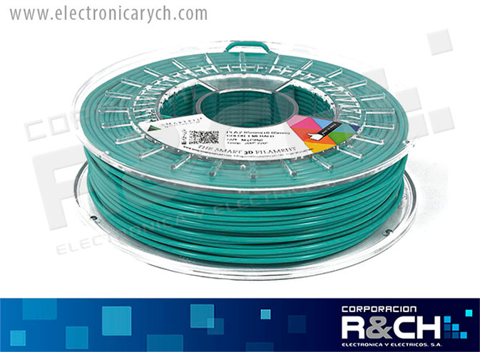 FE-0GR1A filamento PLA 1.75mm 1Kg EMERALD SMARTFIL