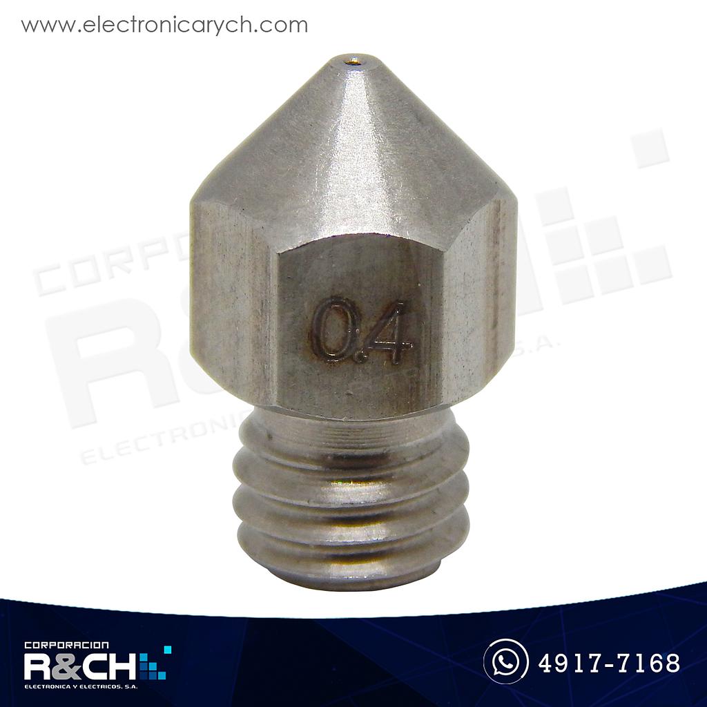 IP-1754P Boquilla para impresora 3D 1.75/0.4mm plateada MK8