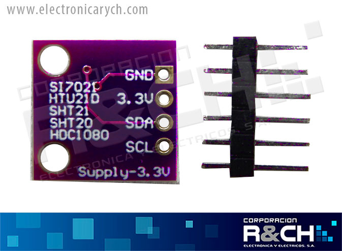 MD-HDC1080 modulo sensor de humedad digital GY-213V-HDC1080
