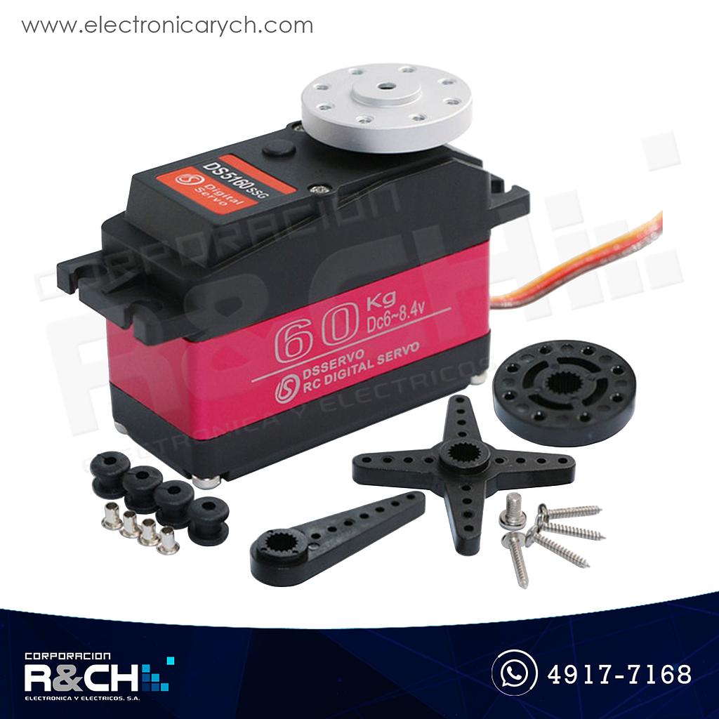 MT-DS5160 Servo Motor digital 60Kg 6-8.4Vdc