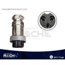 CN-GX16-3 Conector GX16 3 Pin Macho y Hembra