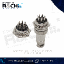 CN-GX16-9 Conector GX16 9 Pin Macho y Hembra