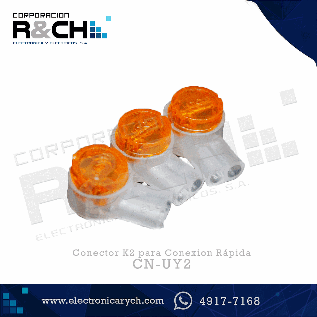 CN-UY2 Conector K2 para Conexion Rápida