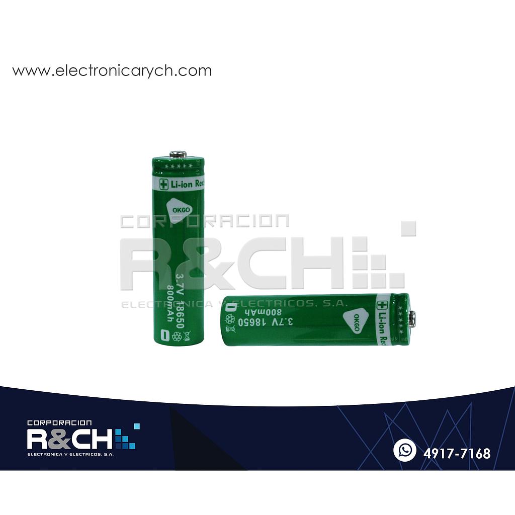 BT-18650-5 Bateria Recargable 18650 800mAh