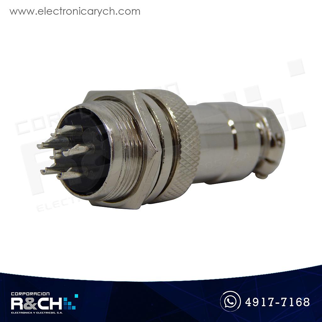 CN-GX20-6 Conector GX20 6 Pin Macho y Hembra