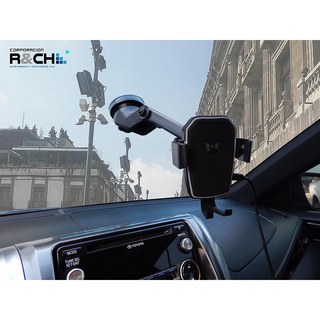 K81 Soporte para celular con cargador inalambrico  QI