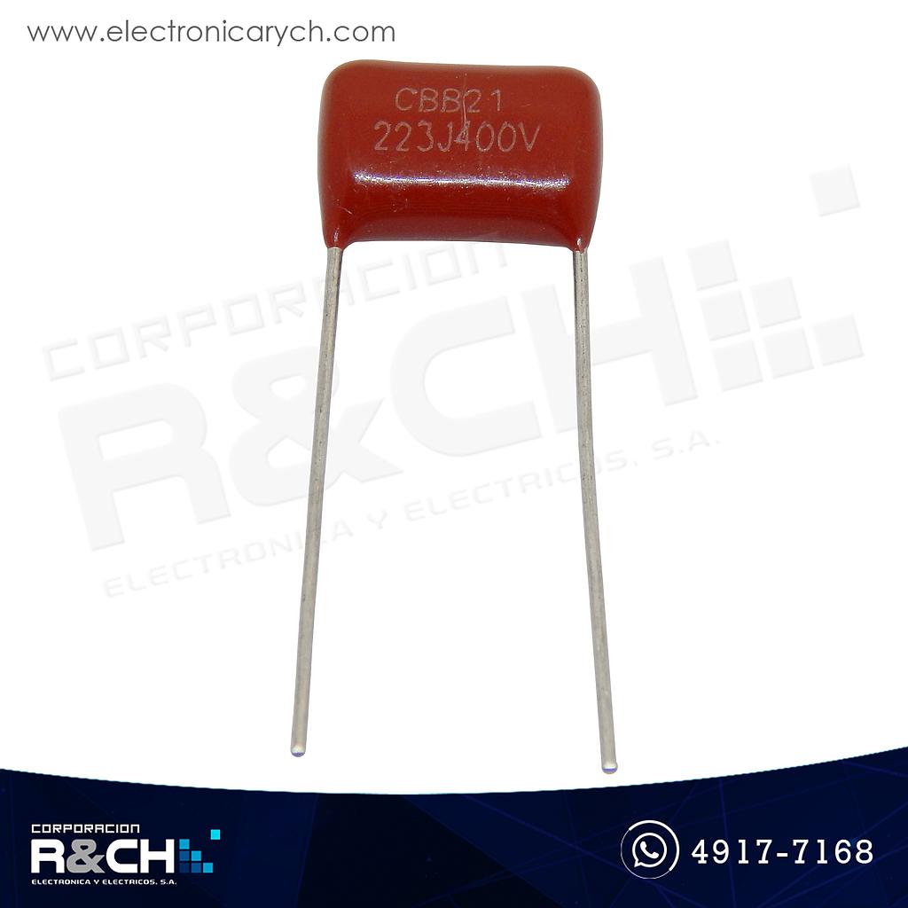 CP-0.022U/400 Capacitor 0.022uF Polyester 400V 22nf 223