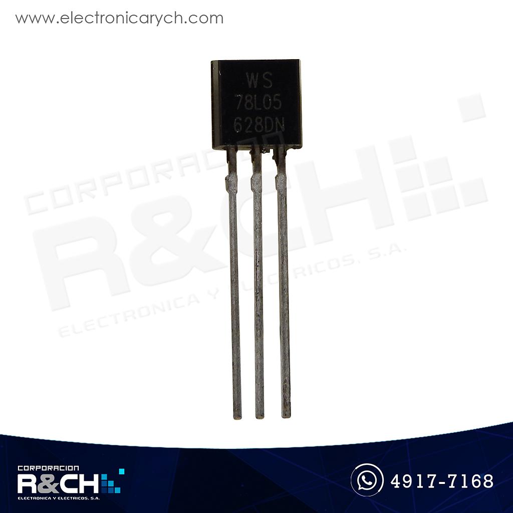 NTE977 Regulador vlt pos 5V 100mA L78L05 TO92