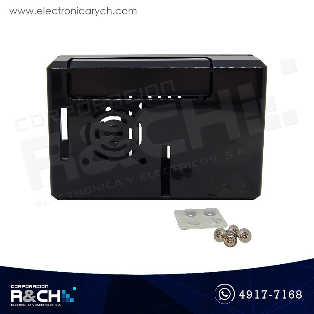 CJ-1889 Caja para Raspberry pi 4 negra